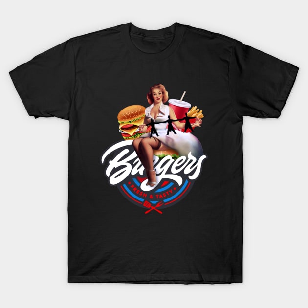 National Hamburger day T-Shirt by Trazzo